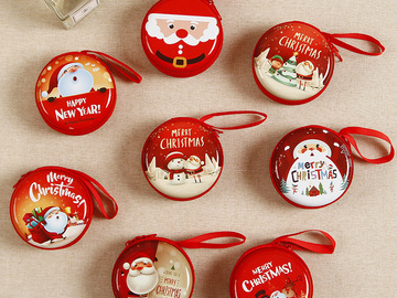 Bulk Lots: 100pcs Christmas Cartoon Coin Purse
