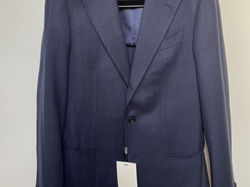 Selling with online payment: [EU] NWT Suitsupply navy herringbone jacket, size 40R