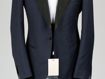 Selling with online payment: [EU] NWT Suitsupply mid blue s130 wool 3 pc tuxedo, size 38L