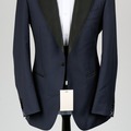 Selling with online payment: [EU] NWT Suitsupply mid blue s130 wool 3 pc tuxedo, size 38L