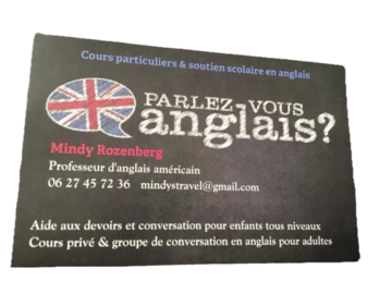 Offre: Private English lessons to adults and children 