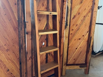Selling: Rolling Library Ladder with Hardware