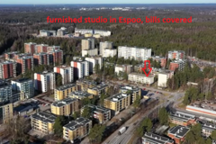 Renting out: furnished studio in Espoo, water included, available 1.1.2026