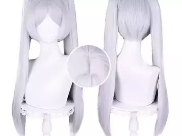 Selling with online payment: NEW Frieren: Beyond End's Journey Light Purple Pale Gray Wig