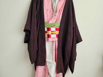 Selling with online payment: Demon Slayer Nezuko Full Cosplay Set