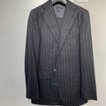 Selling with online payment: [EU] NWT Cavour charcoal chalk stripe flannel suit, size 36R