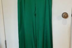 Selling: Green Silk Trousers, Size M