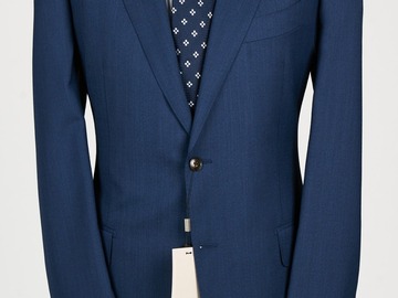 Selling with online payment: [EU] NWT Suitsupply mid blue 3pc suit, size 38R