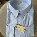 Selling with online payment: [EU] NWT Suitsupply light blue selvedge chambray shirt, size S