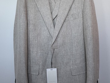 Selling with online payment: [EU] NWT Suitsupply beige flannel 3pc suit, size 36R