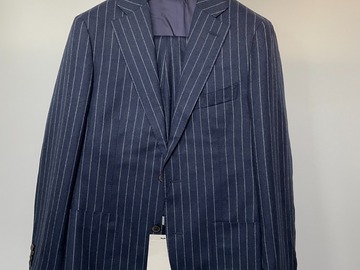 Selling with online payment: [EU] NWT Suitsupply navy chalk stripe suit, size 36R
