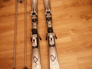 Winter sports: K2 Ladies' skis 150cm, bindings and poles