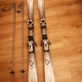 Winter sports: K2 Ladies' skis 150cm, bindings and poles