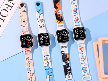 Bulk Lots: 100pc Cartoon LED Watch Fashionable Outdoor Sports Watch