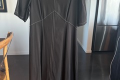 Selling: Beautiful Black Dress with white stitching 