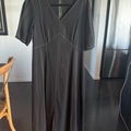 Selling: Beautiful Black Dress with white stitching 