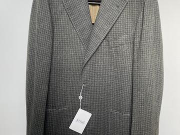 Selling with online payment: [EU] NWT Orazio Luciano green check cashmere blazer, size 40R