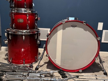 Selling with online payment: Pearl Session Custom Maple Drum Kit – New Remo Heads
