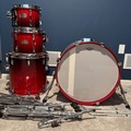 Selling with online payment: Pearl Session Custom Maple Drum Kit – New Remo Heads