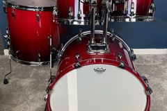 Selling with online payment: Pearl Session Custom Maple Drum Kit – Cranberry Fade