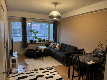 Renting out: Spacious and furnished two-room apartment on campus