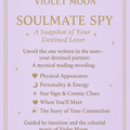 Selling: SOULMATE SPY- WHO WILL YOU END UP WITH? FULL SNAPSHOT