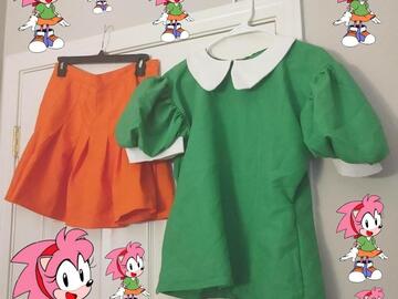 Selling with online payment: Handmade + Vintage Classic Amy Rose Cosplay from Sonic CD
