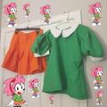 Selling with online payment: Handmade + Vintage Classic Amy Rose Cosplay from Sonic CD