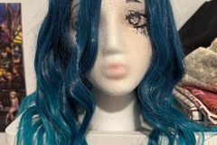 Selling with online payment: Ombre Blue Side-part Wig