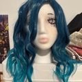 Selling with online payment: Ombre Blue Side-part Wig