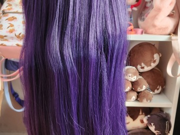 Selling with online payment: Purple wig