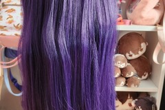 Selling with online payment: Purple wig