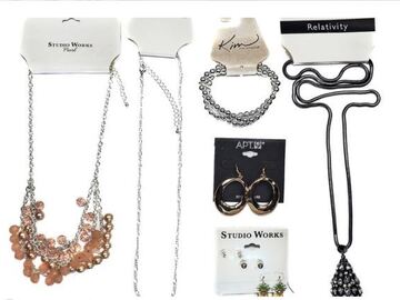 Bulk Lots: 67 pcs--Kohl's, Studio Works, Kim Rodgers Jewelry-NEW-$1.49