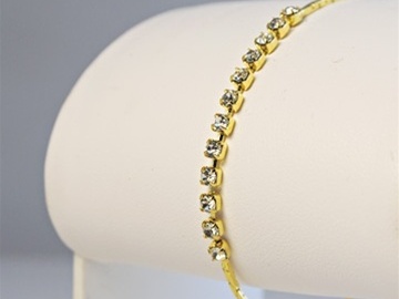 Bulk Lots: 100 pcs-7 1/4" Swarovski Crystal Rhinestone Bracelets--$1.50 each