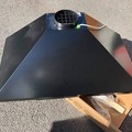 À vendre: HOTTE MUR TRAPÈZE NOIRE