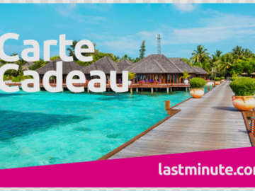 Vente: e-Carte cadeau Lastminute "vol + hôtel" (200€)
