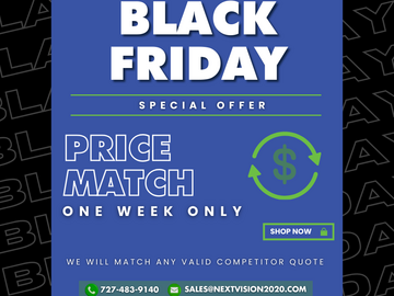 Selling with online payment: One Week Only! Next Vision Instruments will match ANY competitor