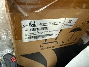 Selling with online payment: Gilras slit lamp 