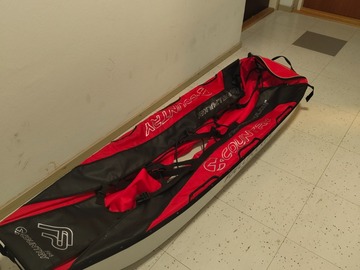 Hyr ut (per day): Fjellpulken X-Country 144cm ahkiopaketti 