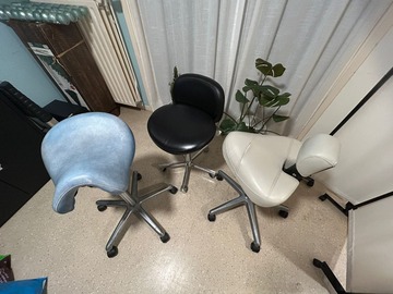 Gebruikte apparatuur: 3 Werkstoelen
