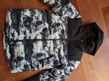 Winter sports: Deadbolt Hypadri Mens Jacket Whiteout Print