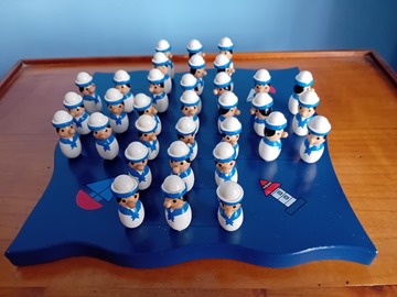 Selling: Jeu de solitaire en bois marin - Ulysse - Etat neuf