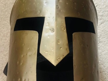 Selling with online payment: 300 King Leonidas Spartan Helmet - 300 Movie Solid Steel Helmet