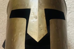 Selling with online payment: 300 King Leonidas Spartan Helmet - 300 Movie Solid Steel Helmet