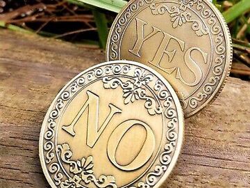 Selling: Divination coin - yes! or no! And advise tarot card.