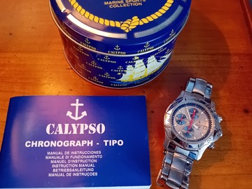 Vente: Montre chrono CALYPSO pour homme - Etat neuf