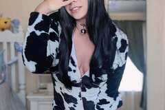 Selling with online payment: Plush Cow Onesie + Wig