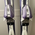 Winter sports: Volvi ladies Aire 148 skis with bindings and poles