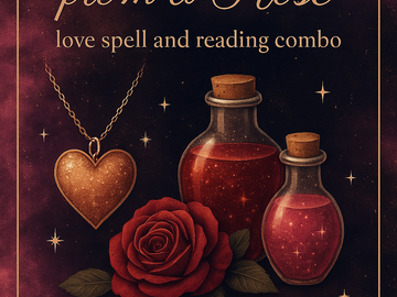 Selling: Kiss From A Rose- A Powerful Spell and Reading Combo
