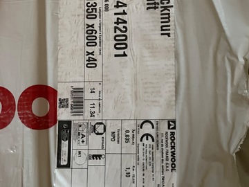 À vendre: 10 Panneaux de laine de roche 